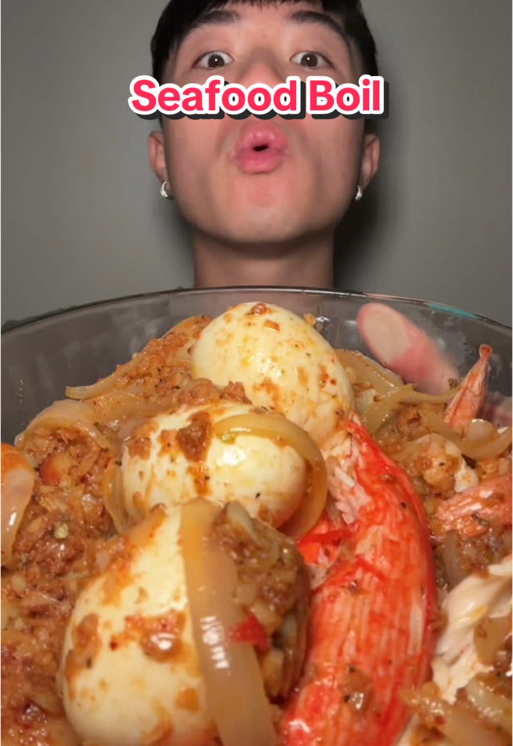 Boiled seafood